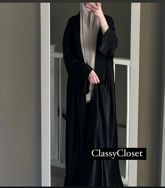 DOHA ABAYA SET ZWART