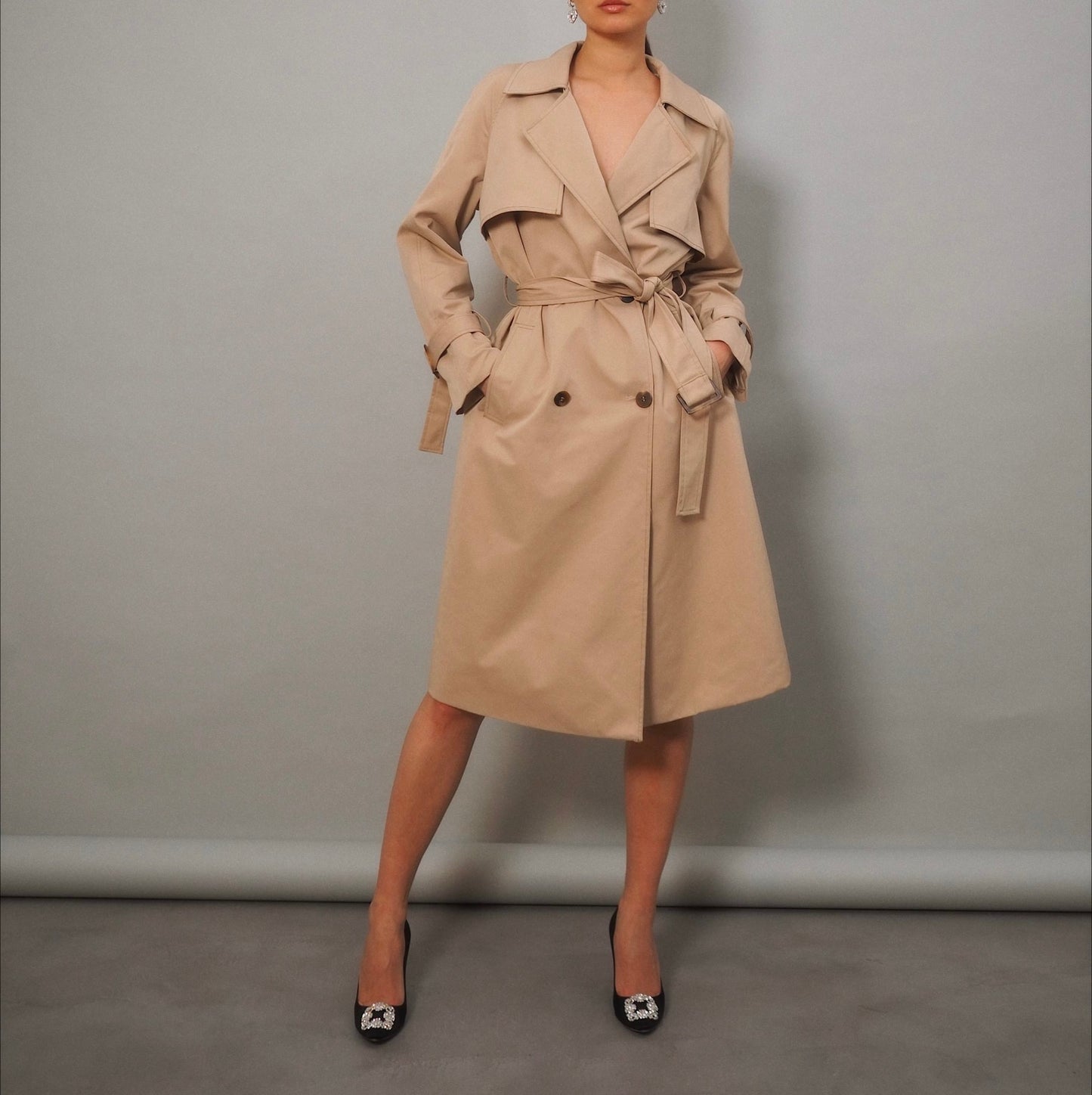 YARA LUXE TRENCHCOAT BEIGE