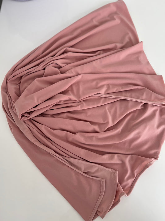 JERSEY SCARF ROSE