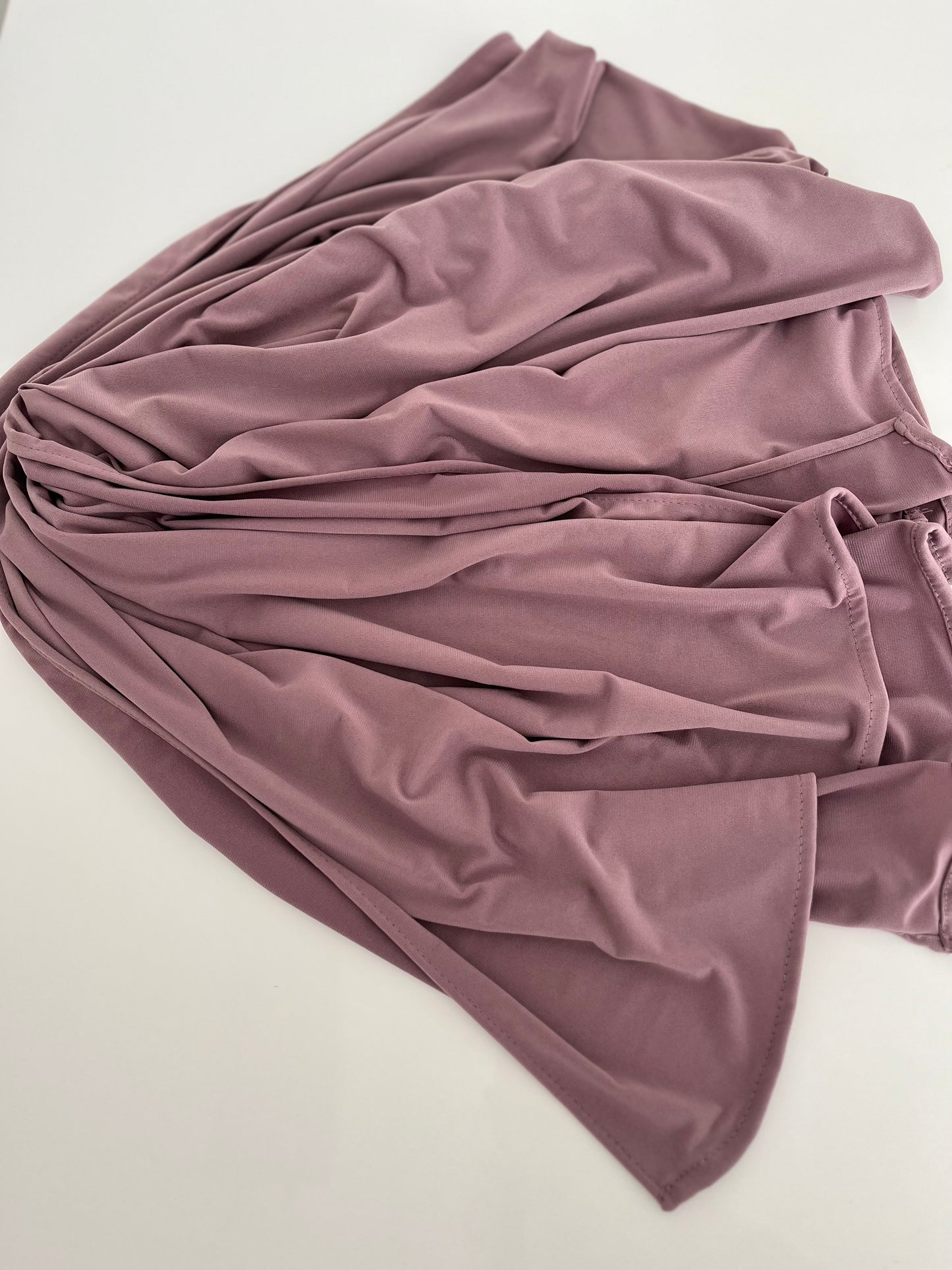 JERSEY SCARF PURPLE TAUPE