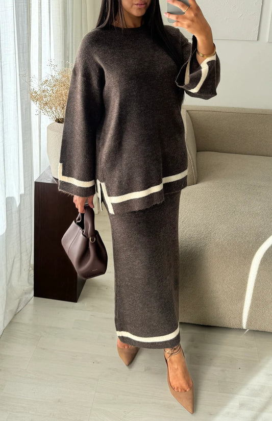 TWINSET AMAYA DARKBROWN