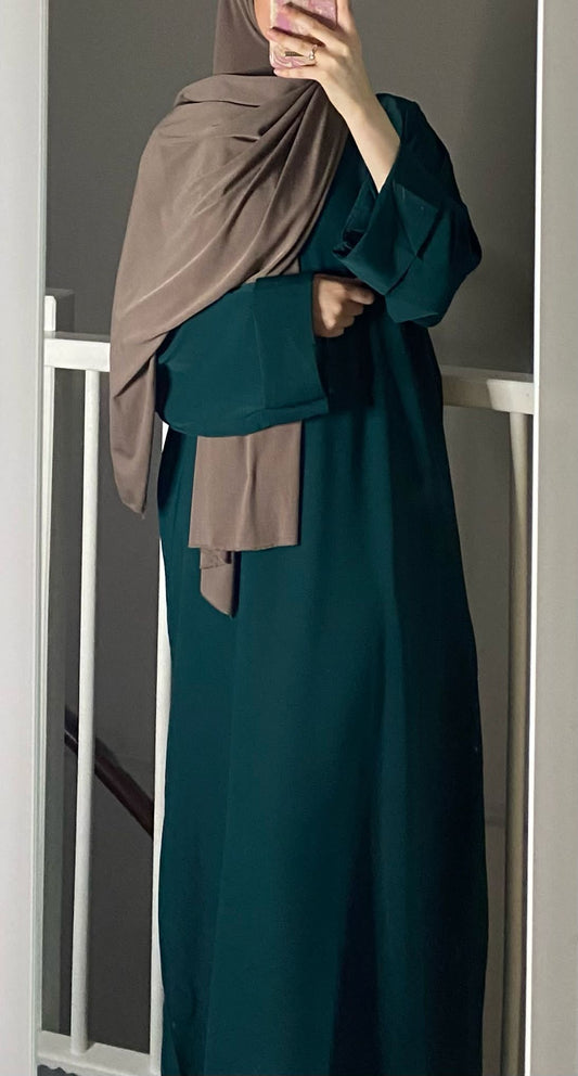 ISRA ABAYA DONKERGROEN