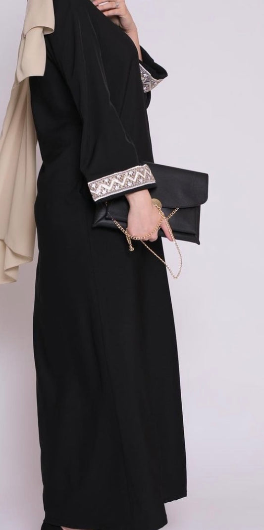 NOOR ABAYA ZWART