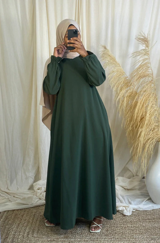 AMANA ABAYA LEGERGROEN