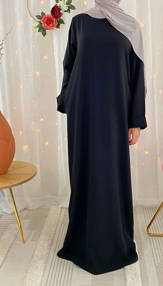 ISRA ABAYA ZWART